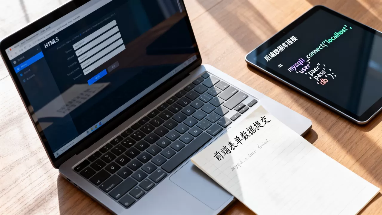 HTML5表单如何连接数据库？前端表单数据提交到后端