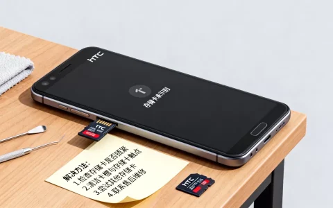 htc手机找不到存储卡怎么办？手机存储卡无法识别解决方法