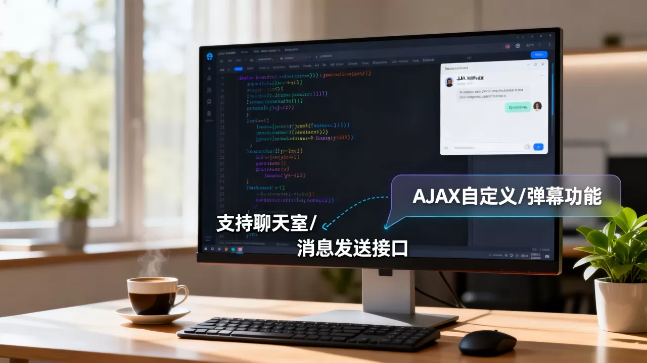 AJAX聊天室发送自定义消息接口能实现聊天室、弹幕等功能吗？