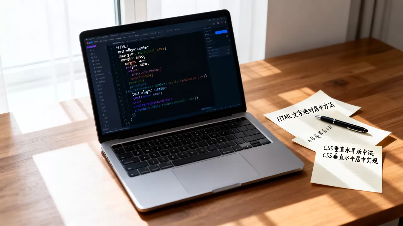 HTML文字如何绝对居中?css垂直水平居中方法 HTML文字如何绝对居中?css垂直水平居中方法