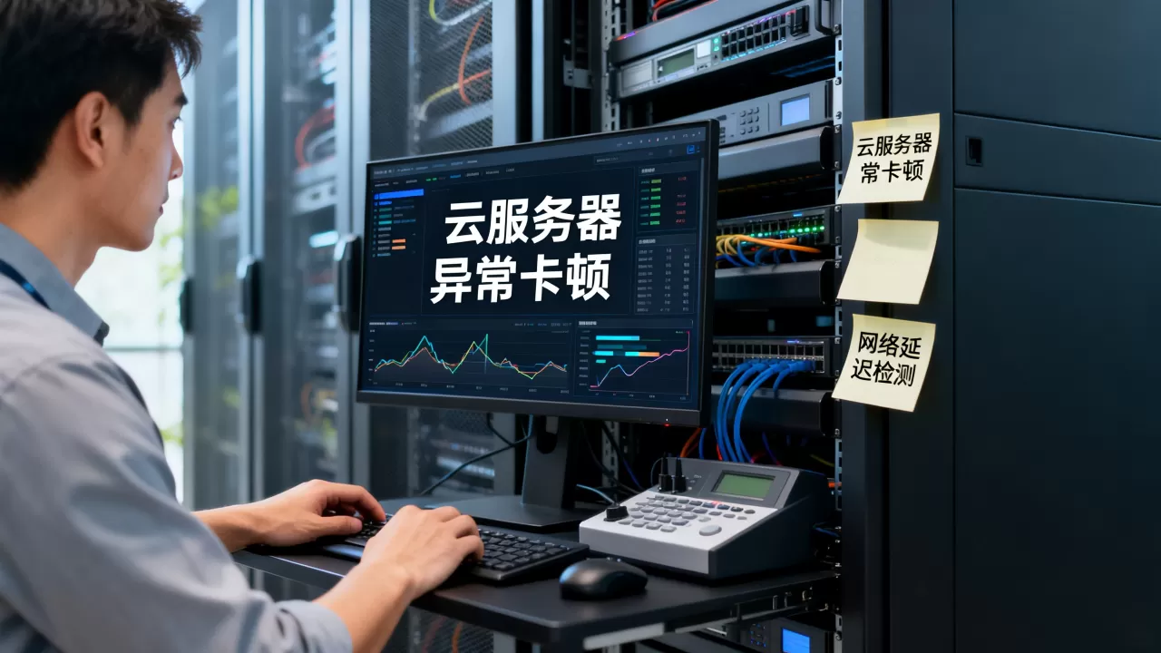 个别云服务器用户怎么了？云服务器异常卡顿怎么办