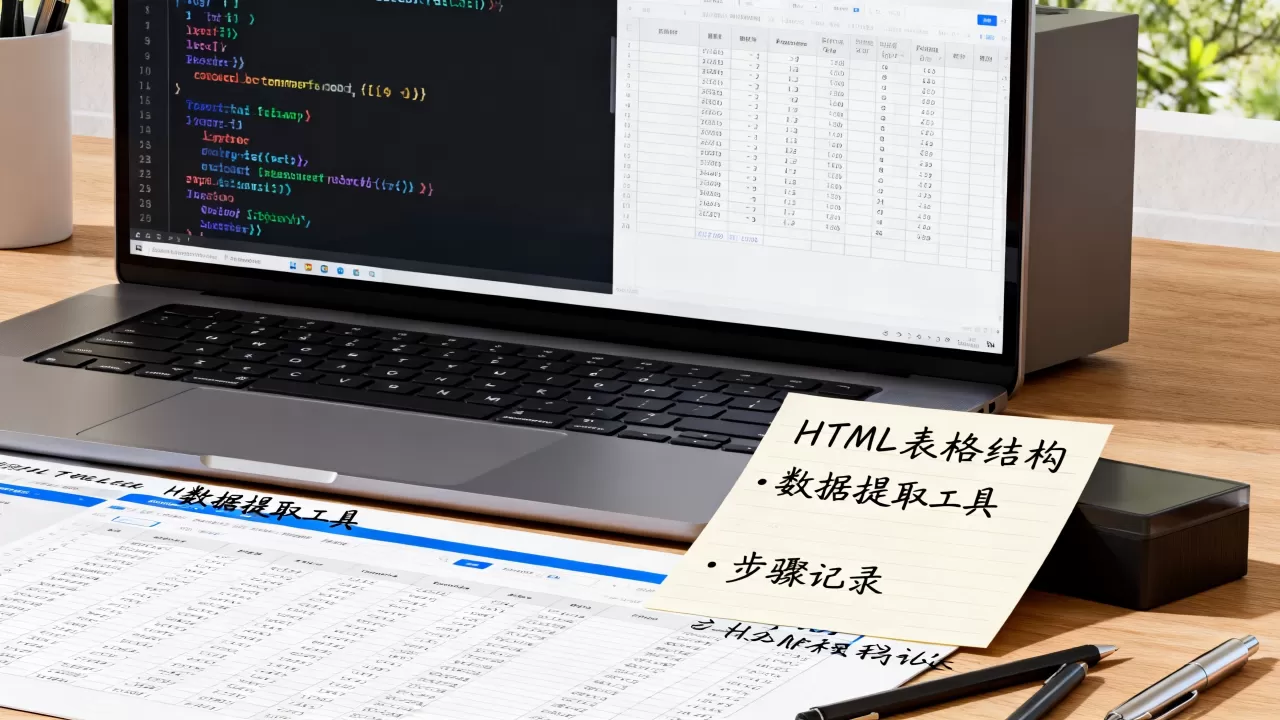 html数据表是什么？如何高效提取网页表格数据