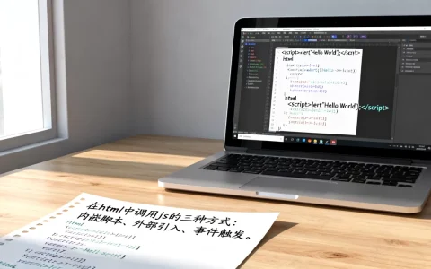 如何在html中执行js？js代码在html里怎么调用