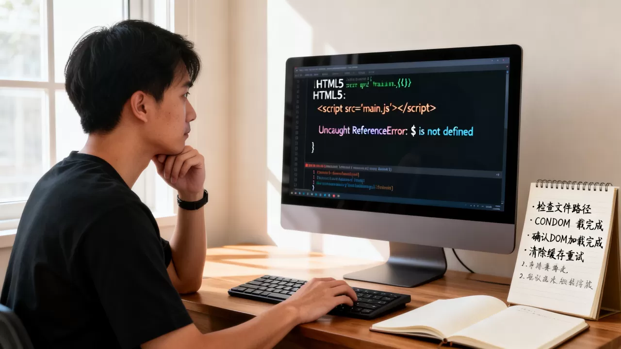 HTML5加载JS报错怎么办？js加载失败解决方法