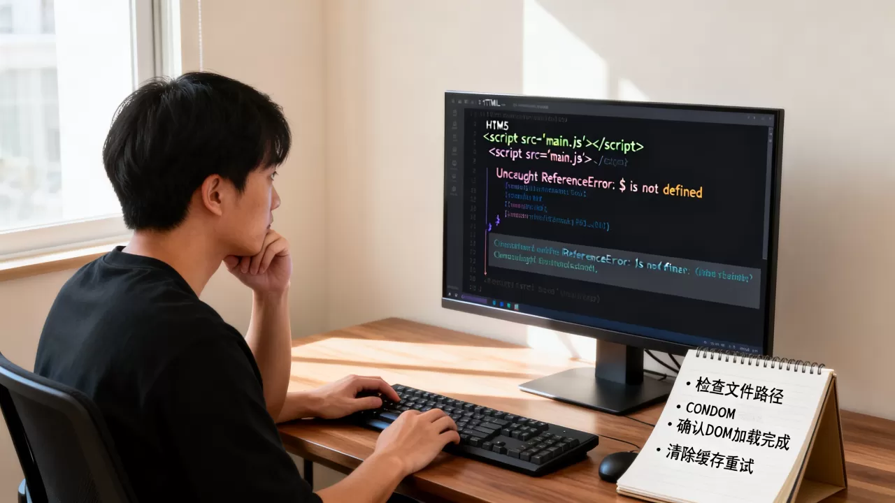 HTML5加载JS报错怎么办？js加载失败解决方法