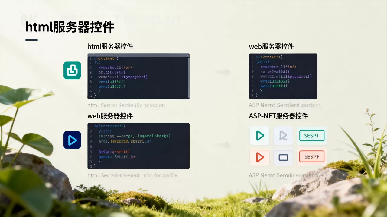 html服务器控件和web服务器控件有什么区别?ASP.NET服务器控件有哪些 html服务器控件和web服务器控件有什么区别?ASP.NET服务器控件有哪些