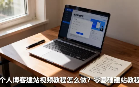个人博客建站视频教程怎么做？零基础建站教程