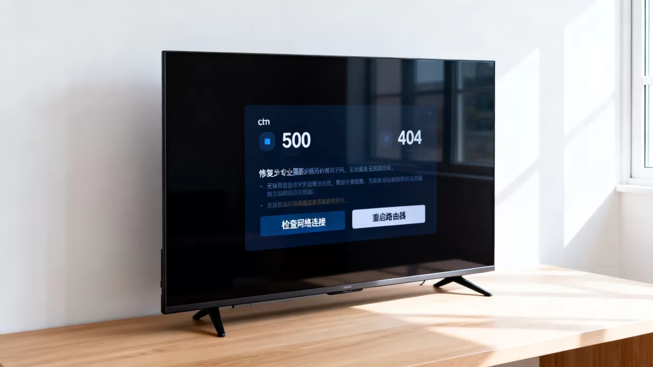 电视cdn发生错误怎么解决？电视cdn错误代码及修复方法
