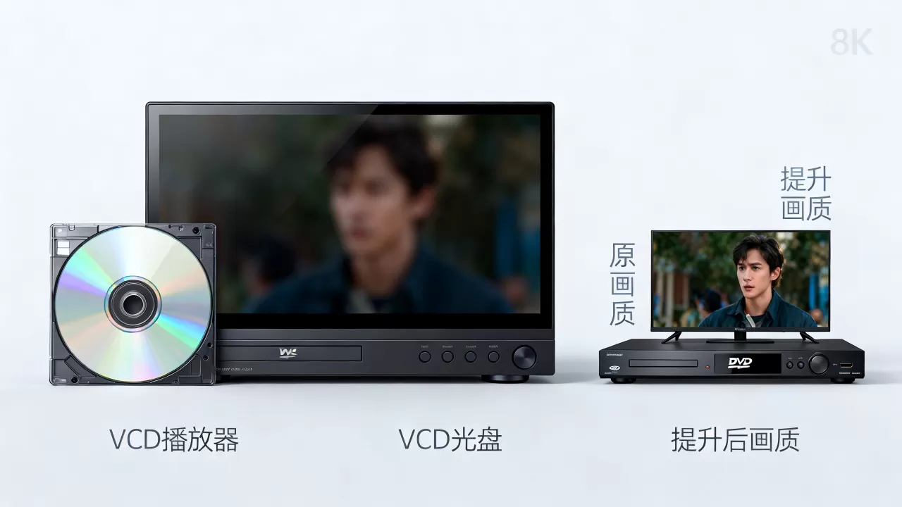 VCD画质为何模糊?如何提升VCD视频清晰度 VCD画质为何模糊?如何提升VCD视频清晰度