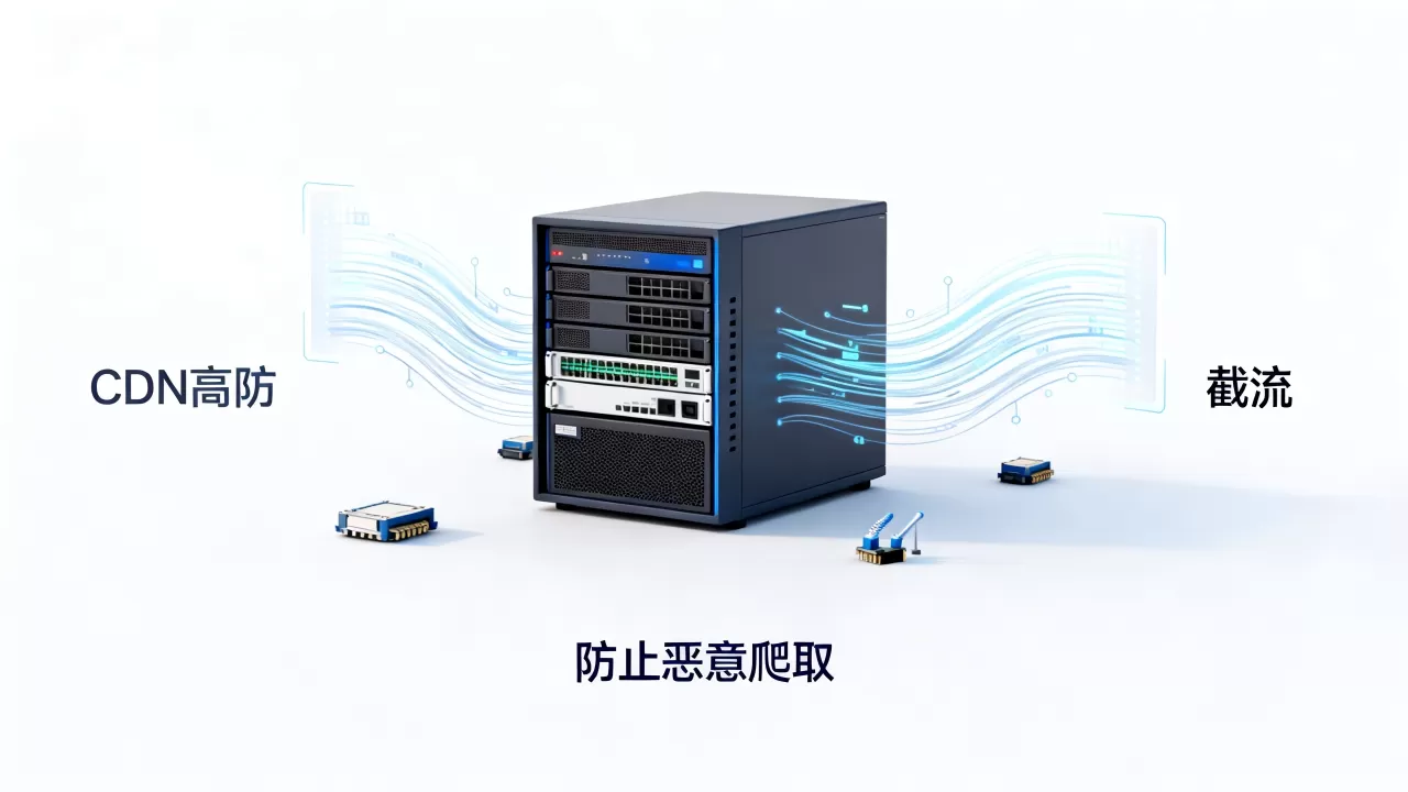 CDN高防截流是什么？CDN高防怎么防止恶意爬取