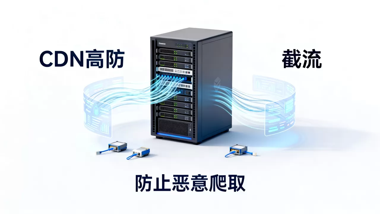 CDN高防截流是什么？CDN高防怎么防止恶意爬取