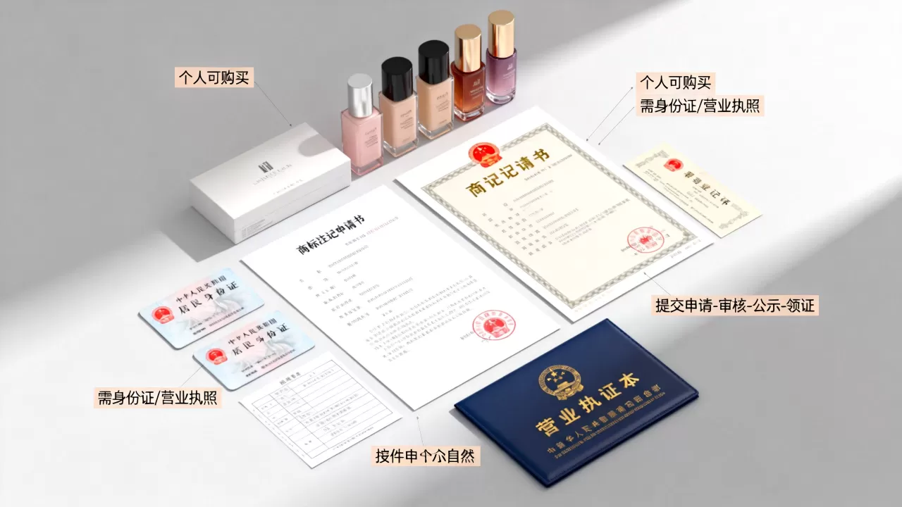 个人可以买化妆品商标吗?注册商标需要哪些条件和流程 个人可以买化妆品商标吗?注册商标需要哪些条件和流程