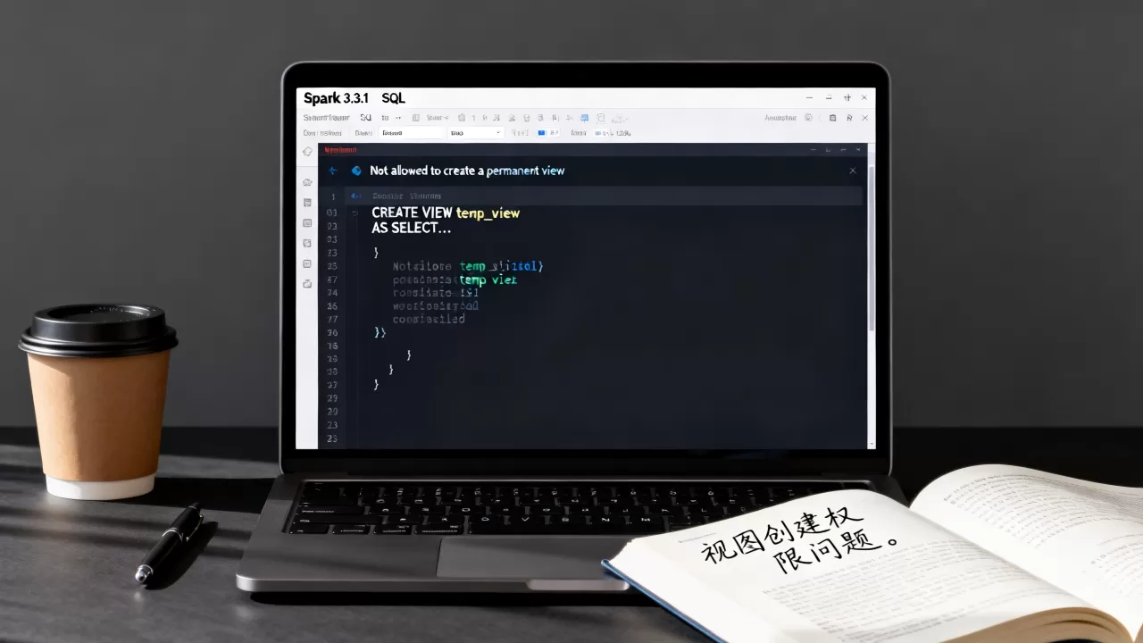 Spark 3.3.1创建视图Join报错Not allowed to create a permanent view怎么办 Spark 3.3.1创建视图Join报错Not allowed to create a permanent view怎么办