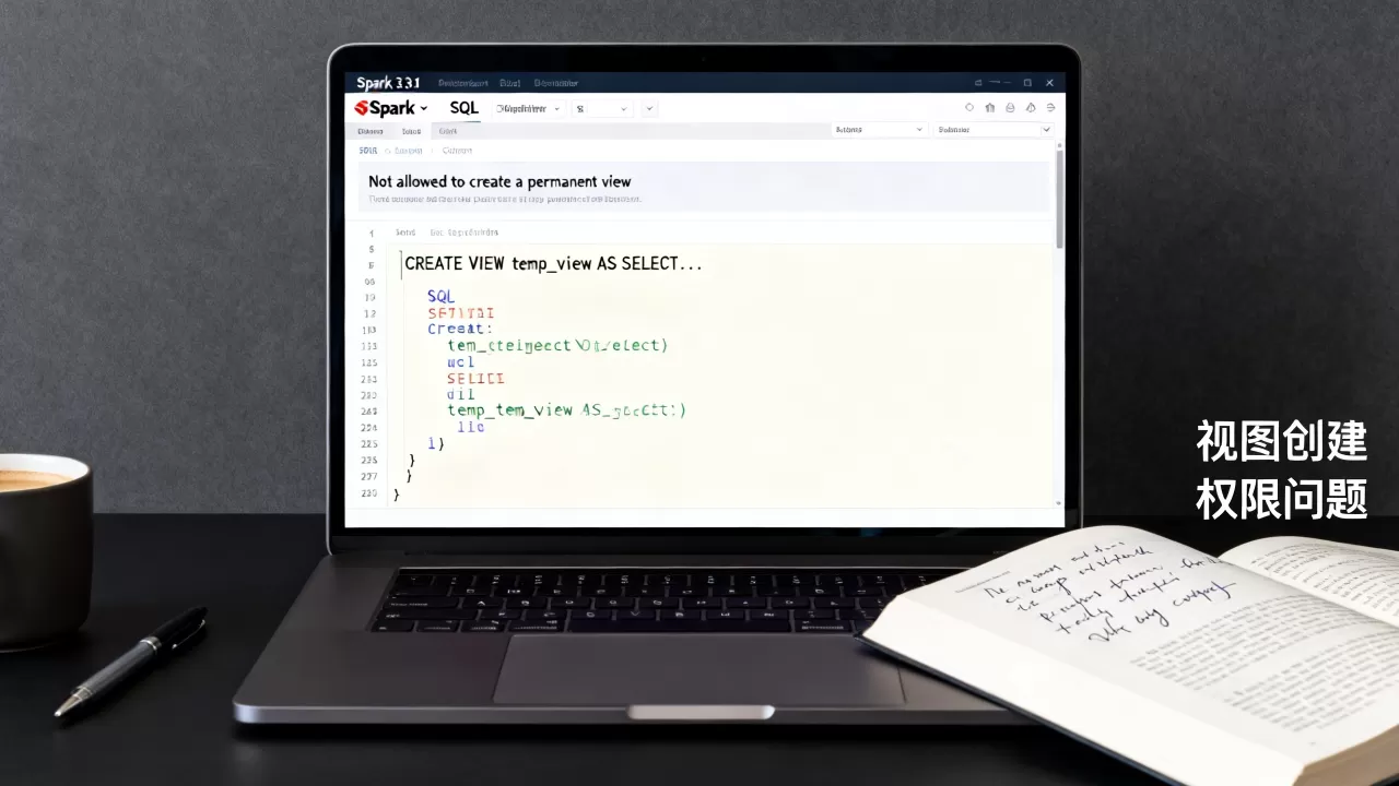 Spark 3.3.1创建视图Join报错Not allowed to create a permanent view怎么办 Spark 3.3.1创建视图Join报错Not allowed to create a permanent view怎么办