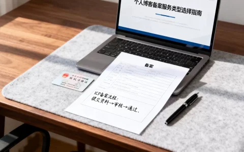 个人博客备案服务类型怎么选？个人网站ICP备案流程