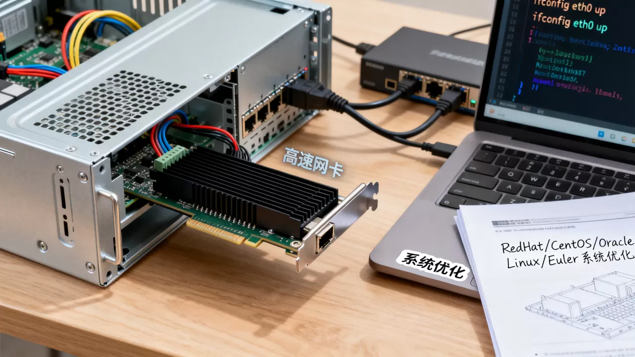 如何配置增强高速网卡?RedHat CentOS Oracle Linux Euler系统优化 如何配置增强高速网卡?RedHat CentOS Oracle Linux Euler系统优化