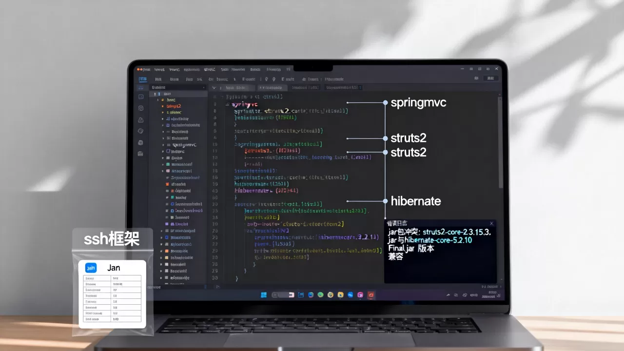 ssh框架jar包报错怎么办?springmvc整合struts2和hibernate ssh框架jar包报错怎么办?springmvc整合struts2和hibernate