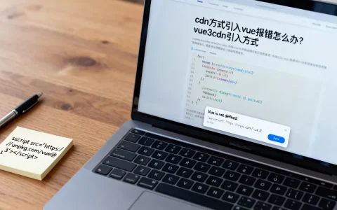 cdn方式引入vue报错怎么办？vue3cdn引入方式