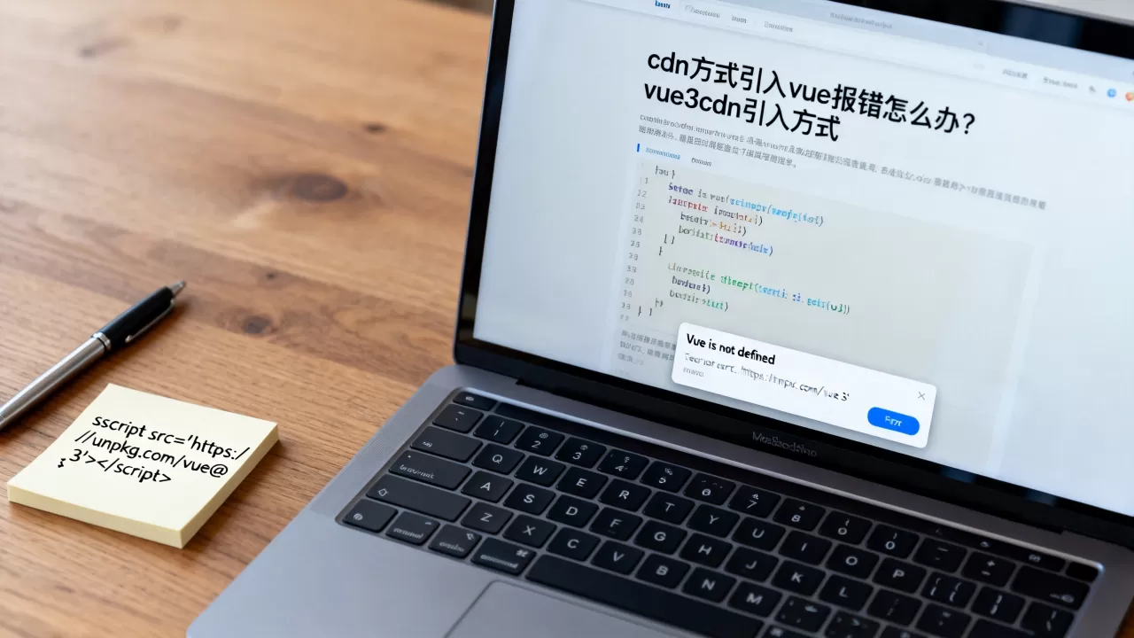 cdn方式引入vue报错怎么办?vue3cdn引入方式 cdn方式引入vue报错怎么办?vue3cdn引入方式