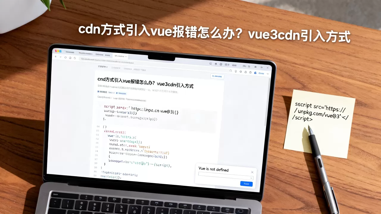 cdn方式引入vue报错怎么办?vue3cdn引入方式 cdn方式引入vue报错怎么办?vue3cdn引入方式
