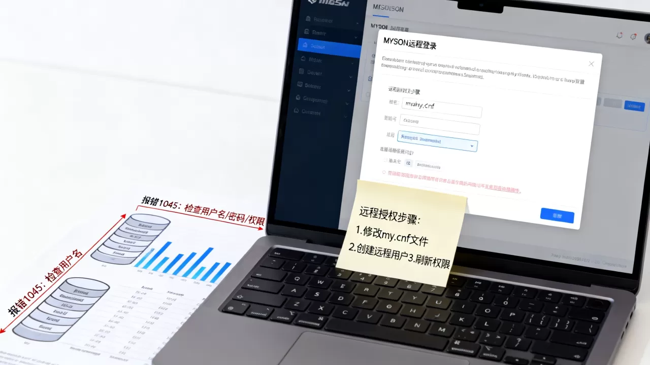 如何设置MYSQL远程登录授权?mysql远程连接报错1045怎么解决 如何设置MYSQL远程登录授权?mysql远程连接报错1045怎么解决