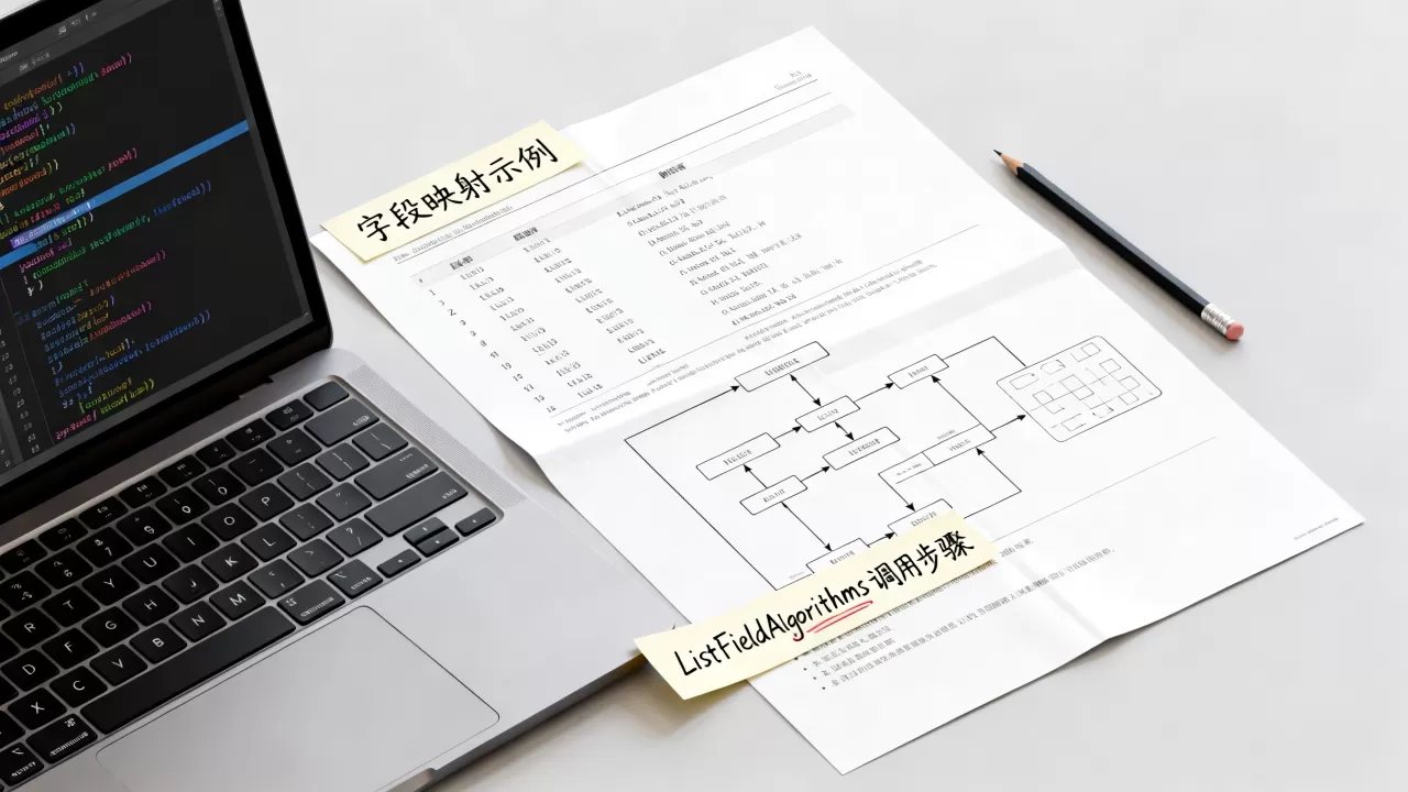 如何获取字段与算法的映射关系？ListFieldAlgorithms怎么用