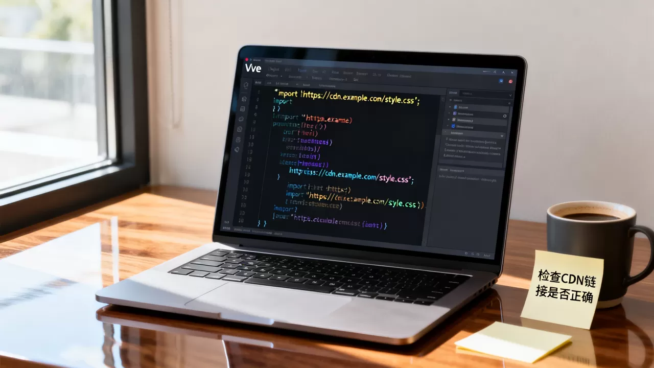 vue怎么import cdn css？vue引入cdn css报错怎么解决
