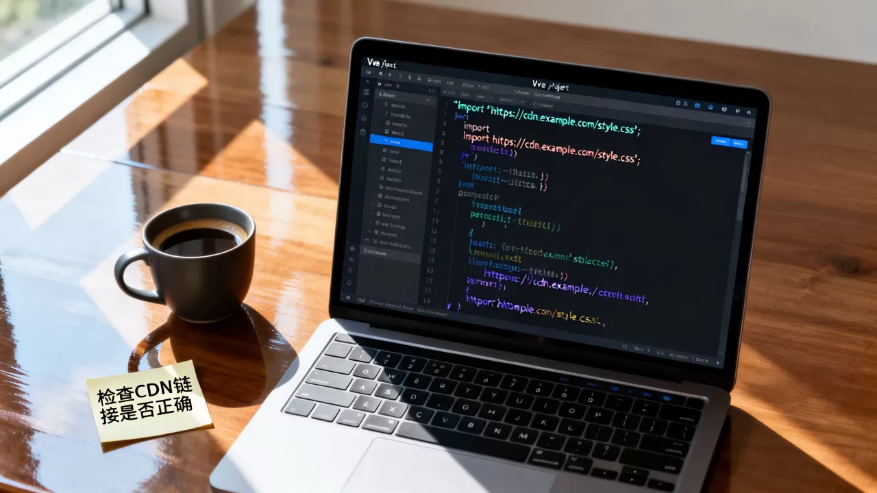 vue怎么import cdn css？vue引入cdn css报错怎么解决