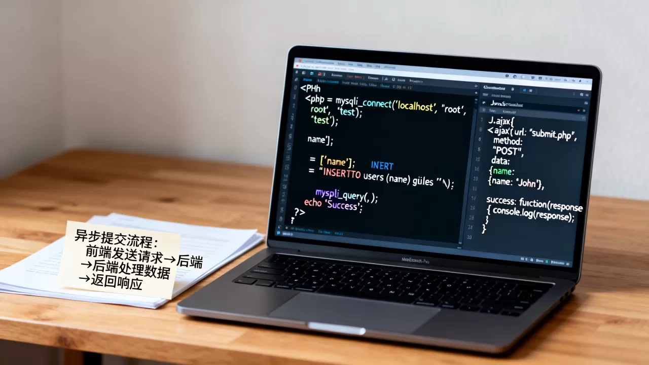 ajax+php怎么实现？ajax+php异步提交数据