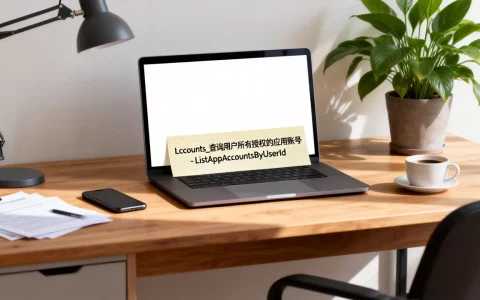 accounts_查询用户所有授权的应用账号 - ListAppAccountsByUserId