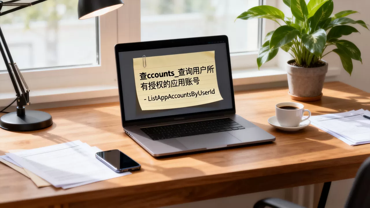 accounts_查询用户所有授权的应用账号 - ListAppAccountsByUserId accounts_查询用户所有授权的应用账号 - ListAppAccountsByUserId