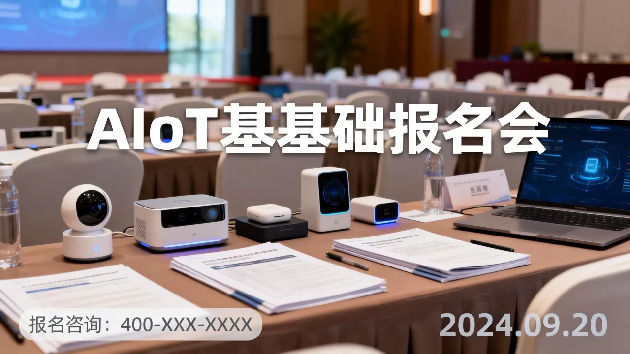 AIoT新基建报名会 AIoT新基建报名会