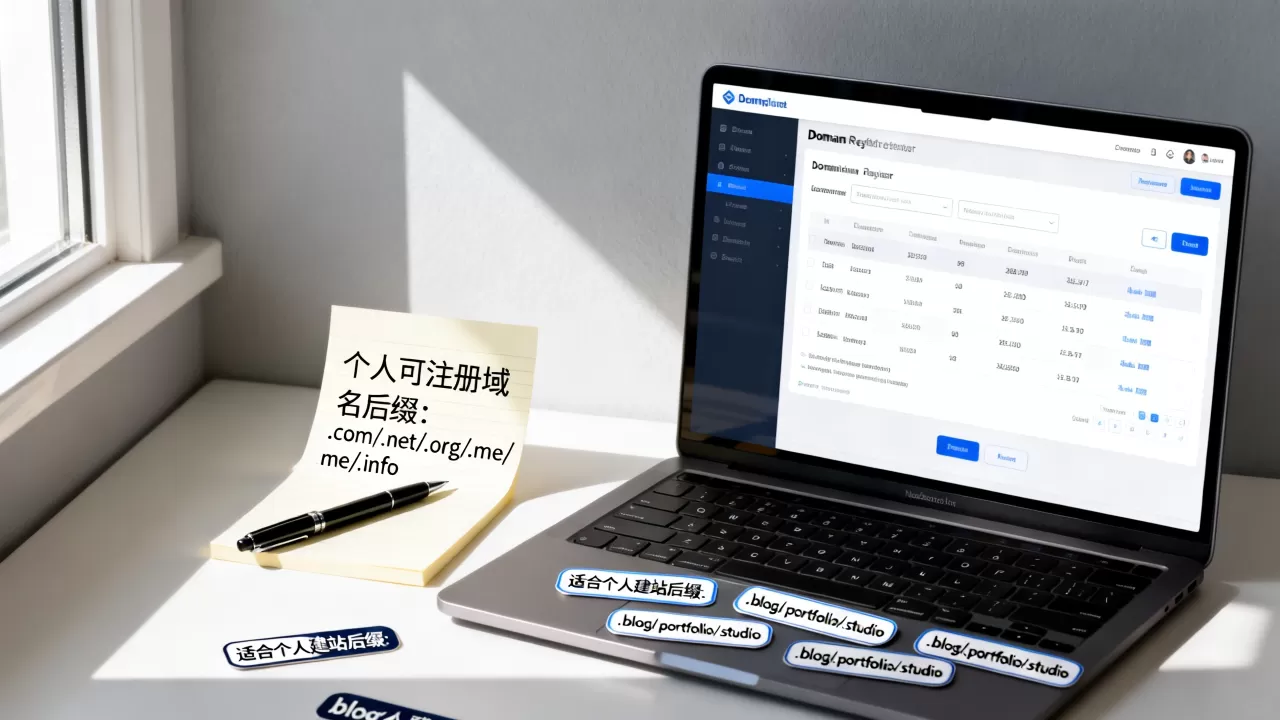 个人可以注册哪些域名后缀?哪些域名后缀适合个人建站 个人可以注册哪些域名后缀?哪些域名后缀适合个人建站