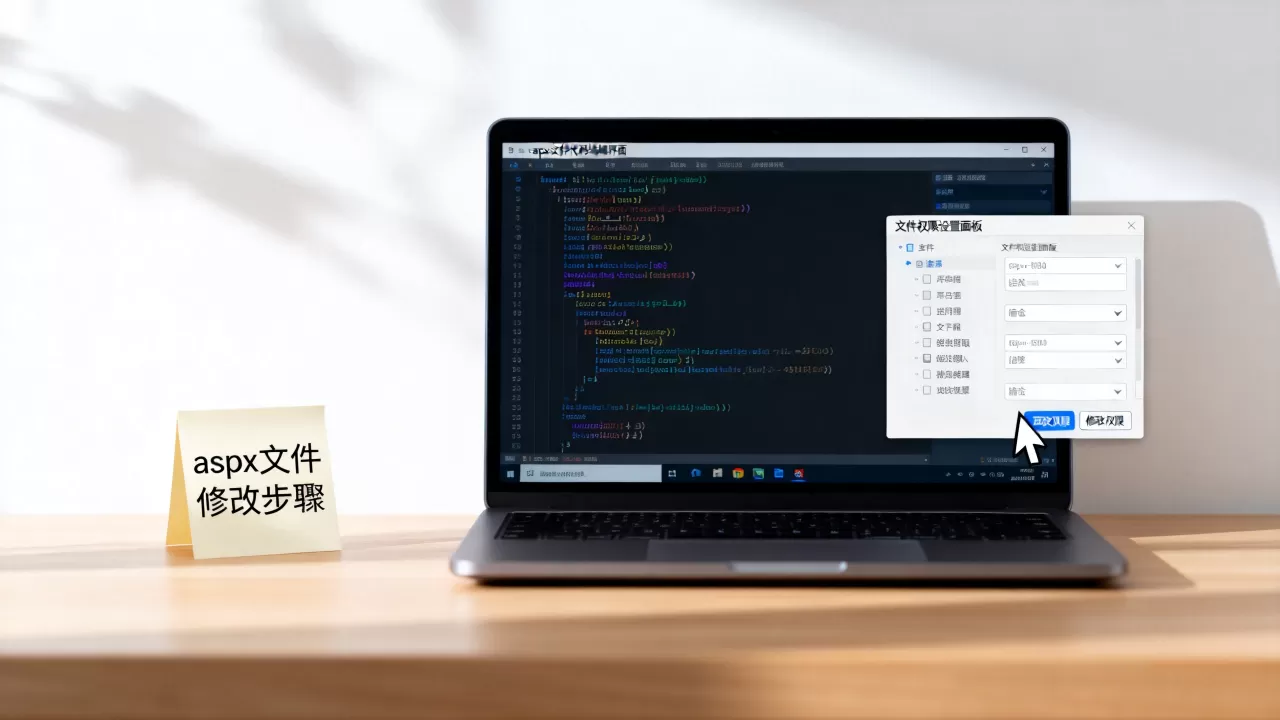 aspx文件怎么修改?如何修改结果文件的权限? aspx文件怎么修改?如何修改结果文件的权限?
