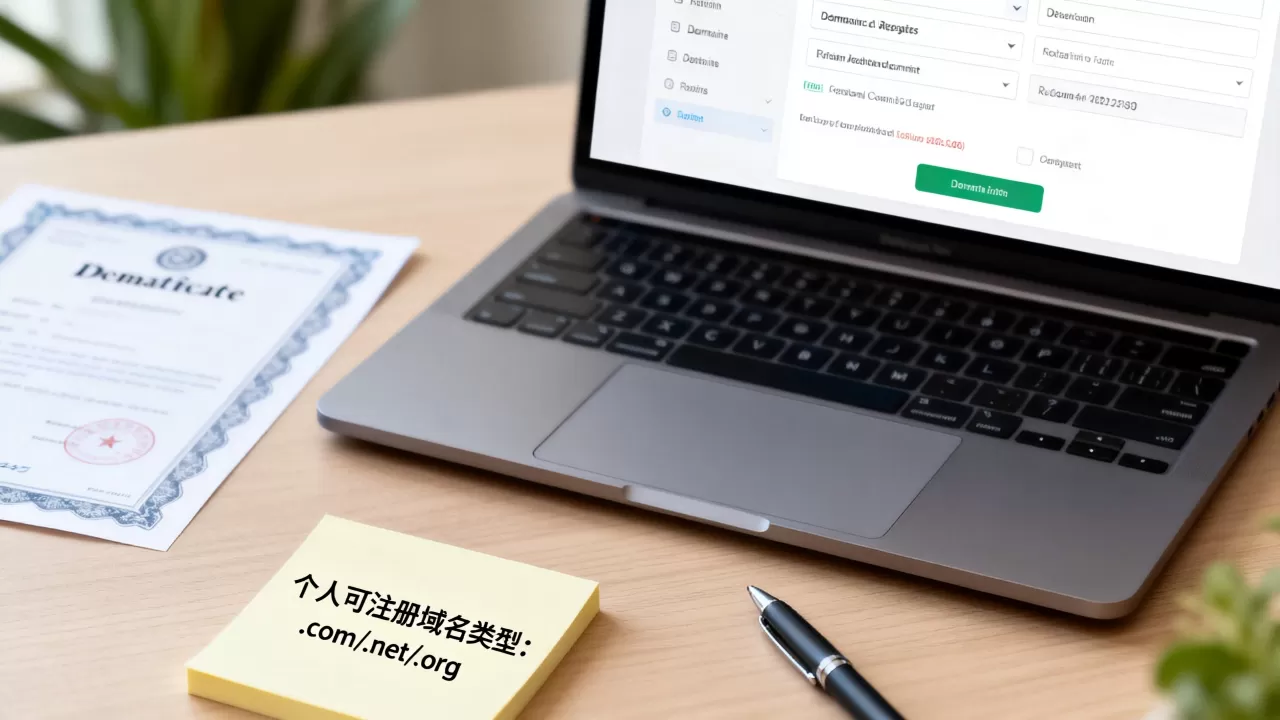 个人可以注册的域名 个人可以注册的域名