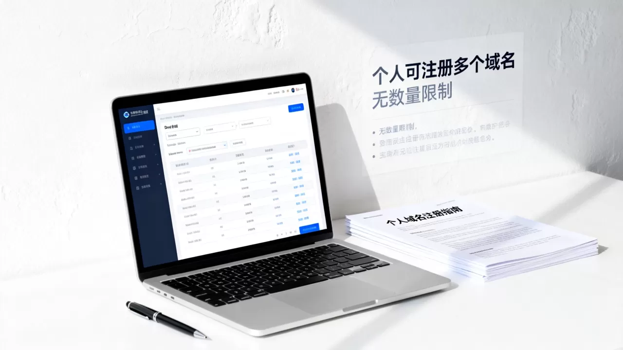 个人可以注册多少个域名?注册域名数量有没有限制 个人可以注册多少个域名?注册域名数量有没有限制