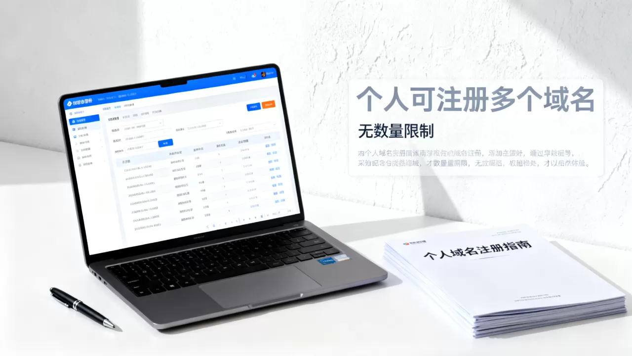 个人可以注册多少个域名?注册域名数量有没有限制 个人可以注册多少个域名?注册域名数量有没有限制