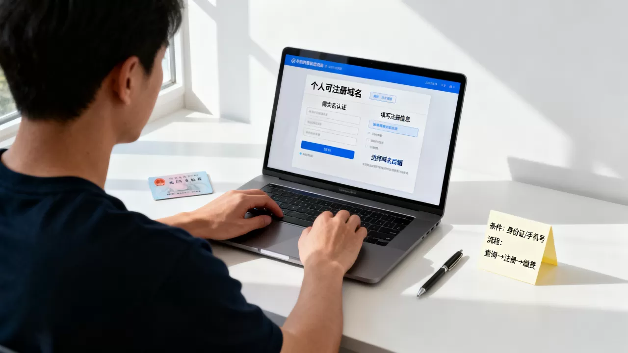 个人可以注册域名吗？注册域名需要什么条件和流程