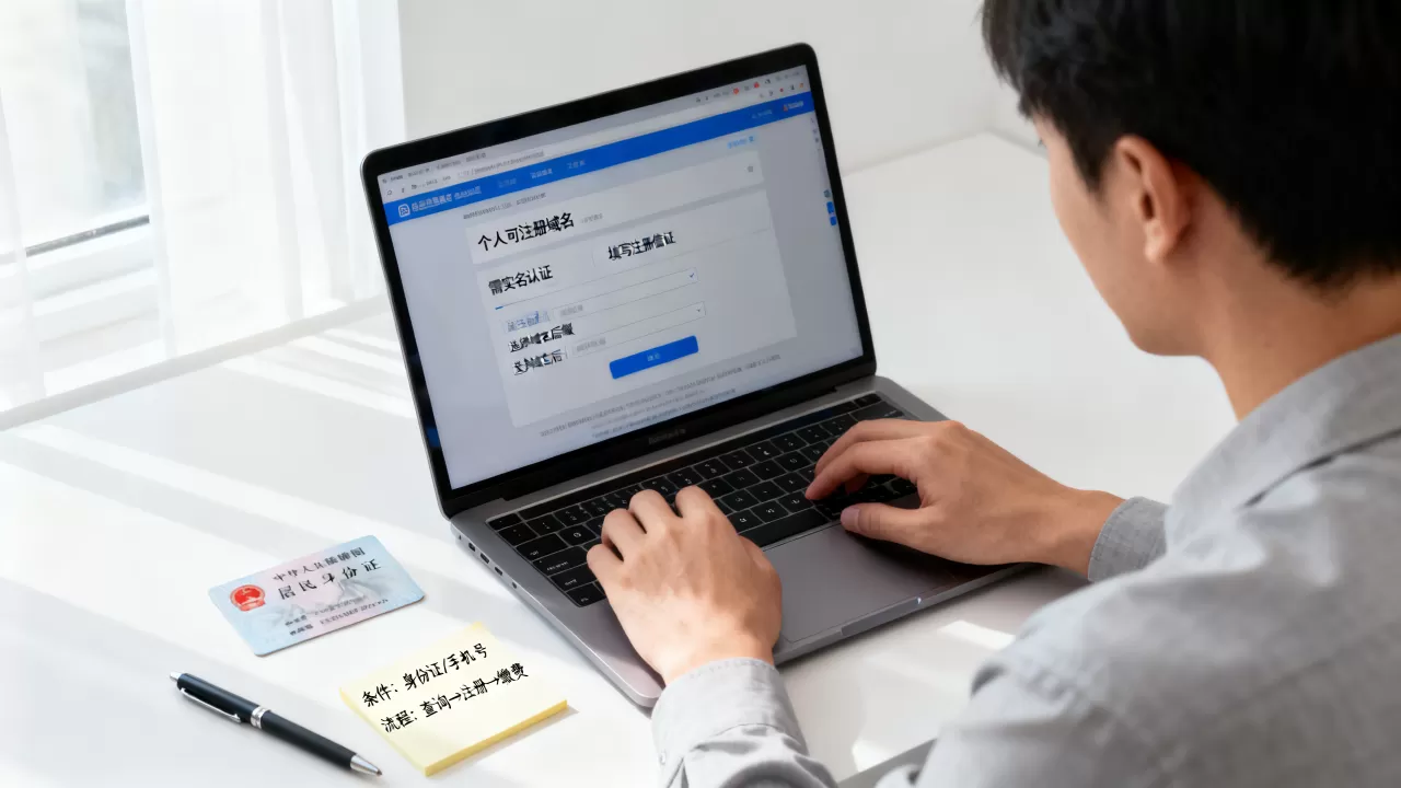 个人可以注册域名吗？注册域名需要什么条件和流程