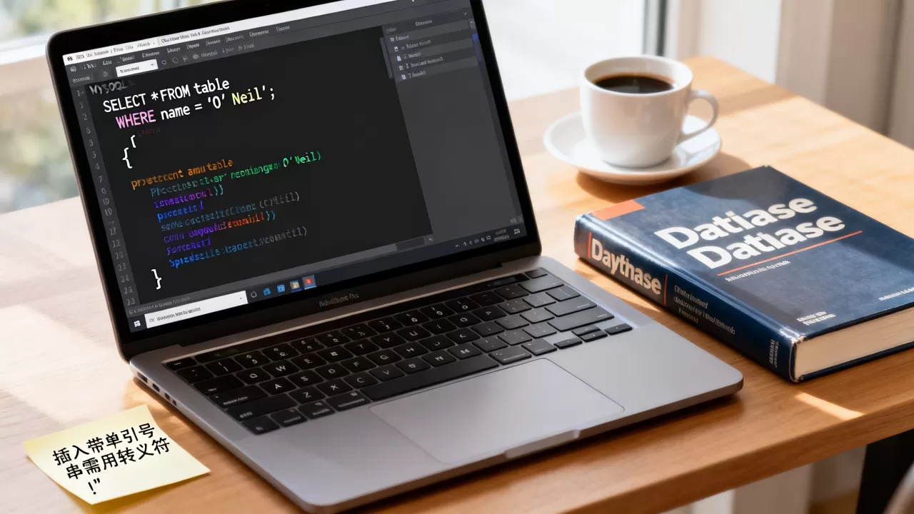 MySQL查询含单引号报错怎么解决？mysql插入带单引号字符串