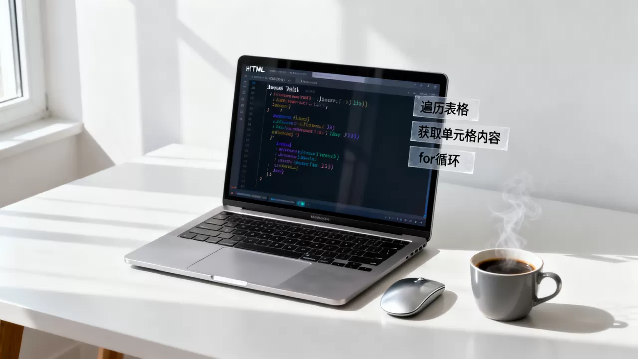js如何遍历表格？js遍历表格数据获取单元格内容
