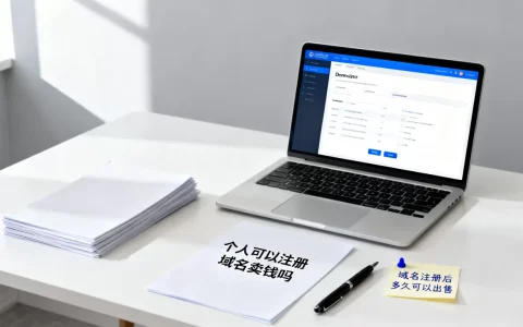个人可以注册域名卖钱吗，域名注册后多久可以出售