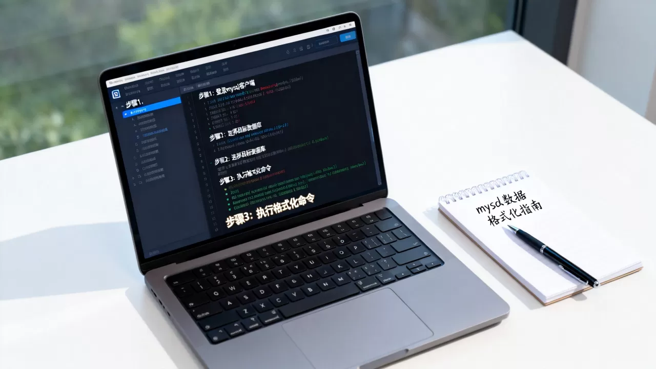 mysql数据库怎么格式化？mysql格式化数据的具体步骤