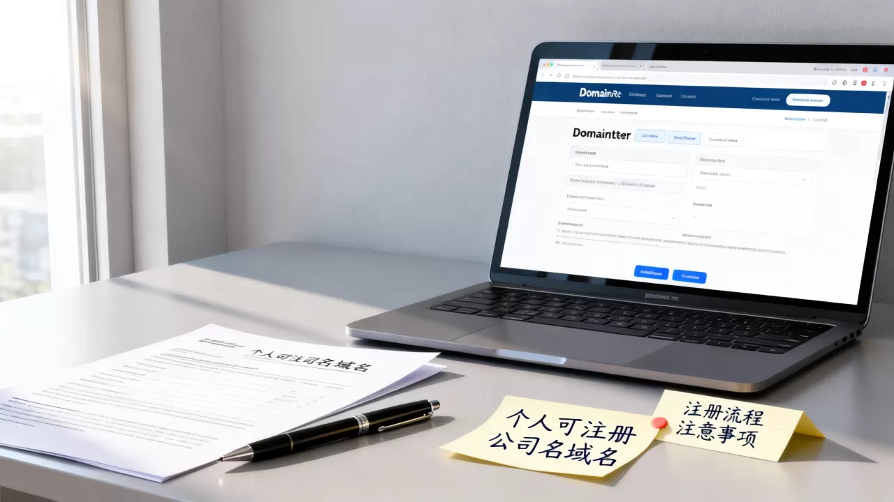 个人可以注册公司名的域名吗?域名注册流程及注意事项 个人可以注册公司名的域名吗?域名注册流程及注意事项
