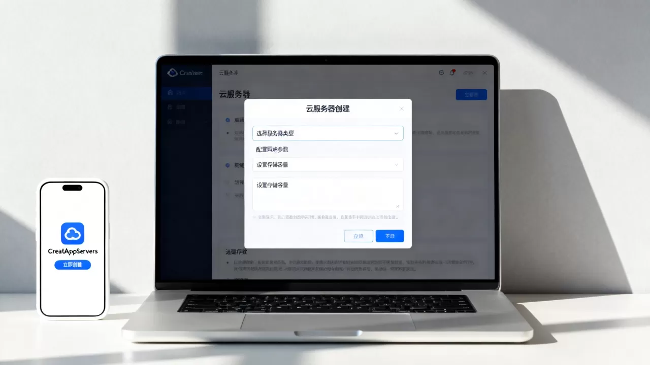 如何创建云服务器？app云服务器_创建云服务器 - CreateAppServers