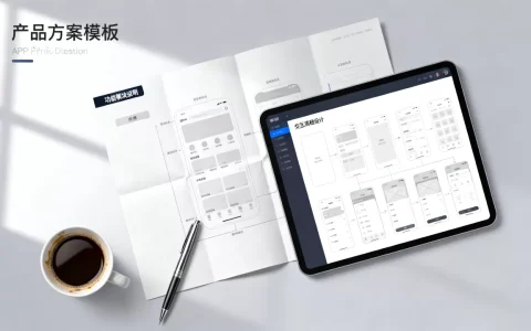 app产品方案模板怎么写？产品原型图下载