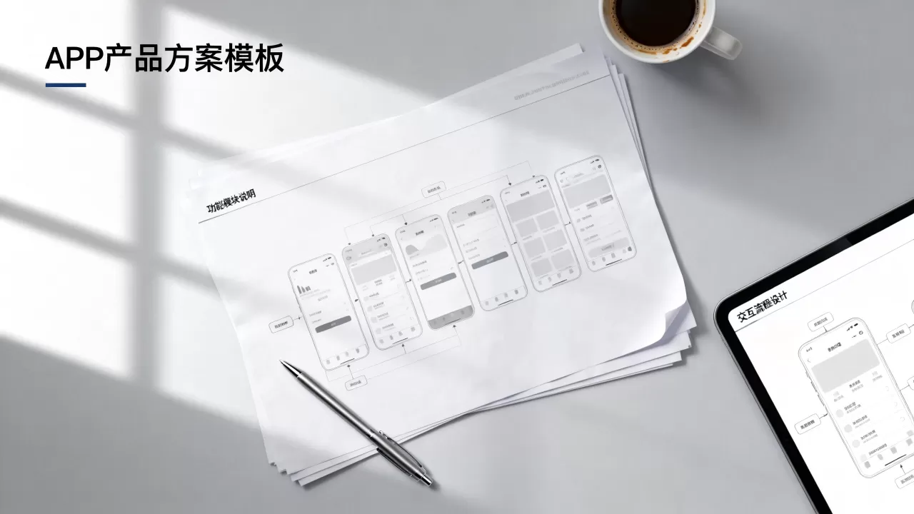 app产品方案模板怎么写？产品原型图下载