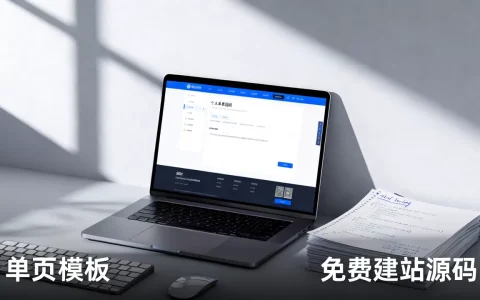 个人单页网站模板哪里找？免费建站源码下载