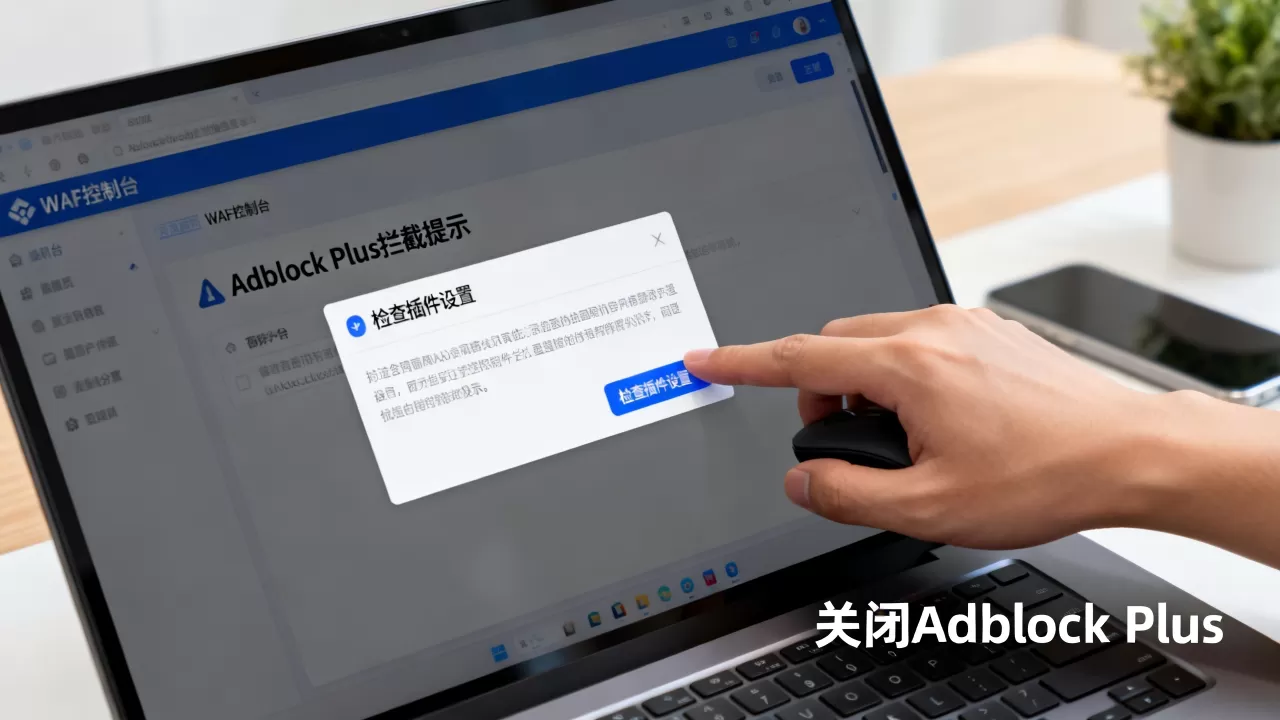 Adblock Plus误拦截导致WAF控制台异常?WAF控制台页面显示异常怎么解决 Adblock Plus误拦截导致WAF控制台异常?WAF控制台页面显示异常怎么解决