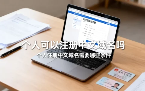 个人可以注册中文域名吗，个人注册中文域名需要哪些条件